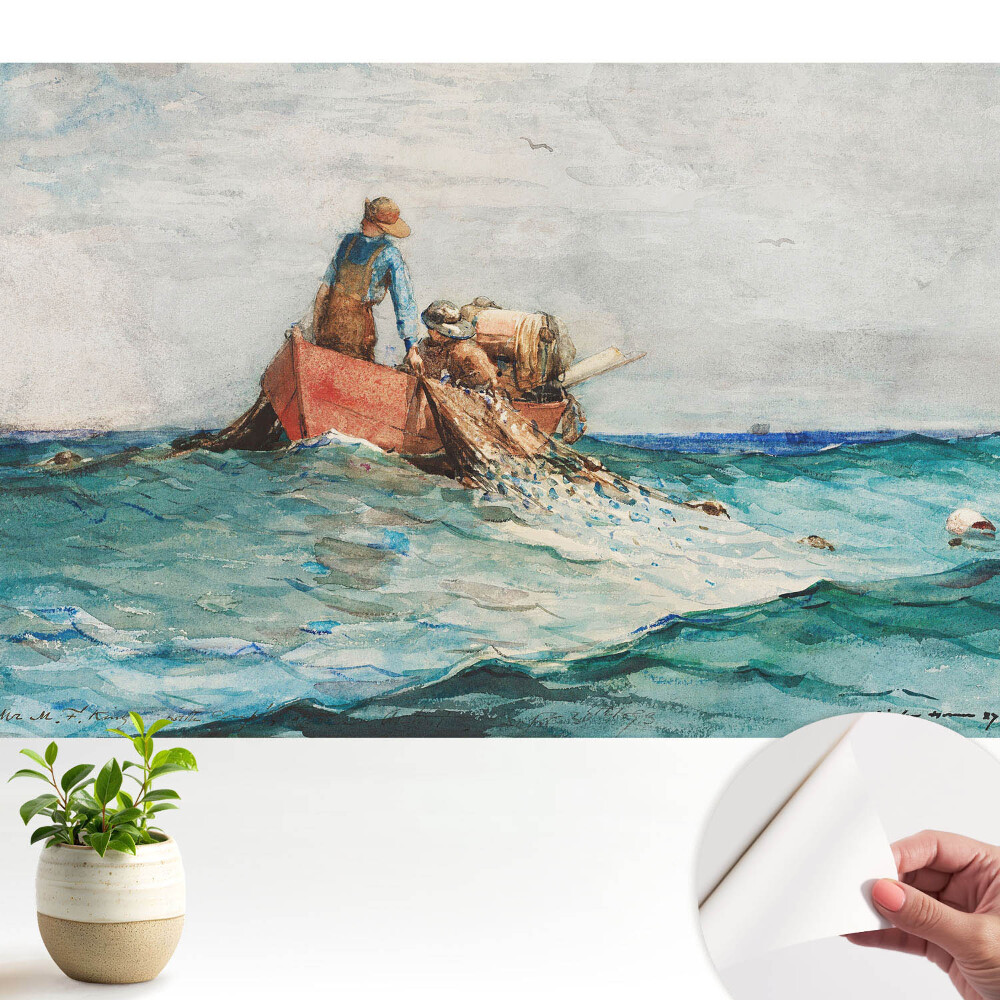 Fototapeta na wymiar do sypialni Rybacy na morzu