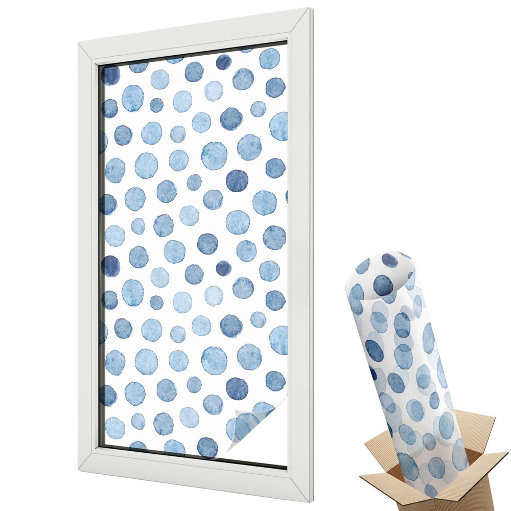 Dekoracyjna folia okienna Akwarelowe kropki