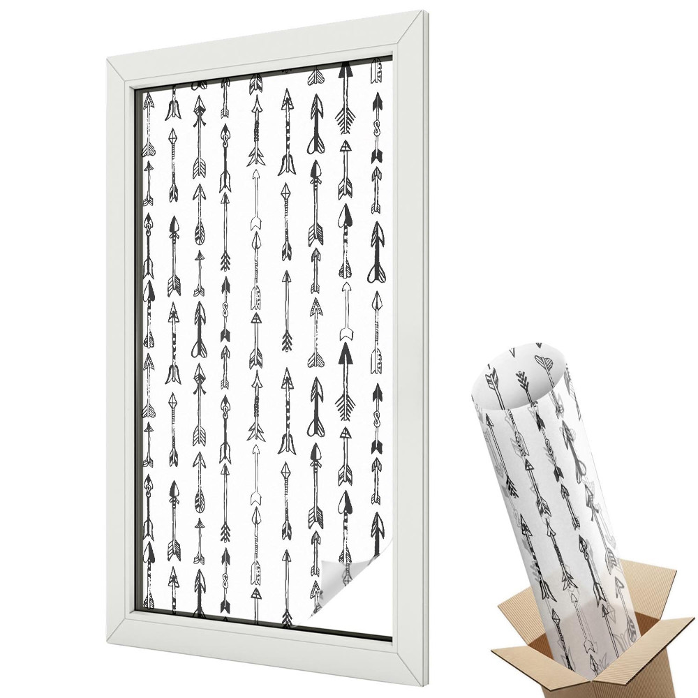 Dekoracyjna folia okienna Geometryczne strzały