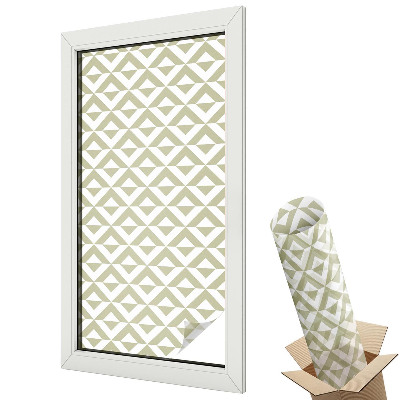 Witraż naklejka na okno Geometryczne romby