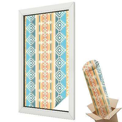 Dekoracyjna folia okienna Geometryczne motywy