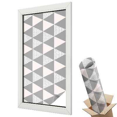 Dekoracyjna folia okienna Nowoczesna geometria