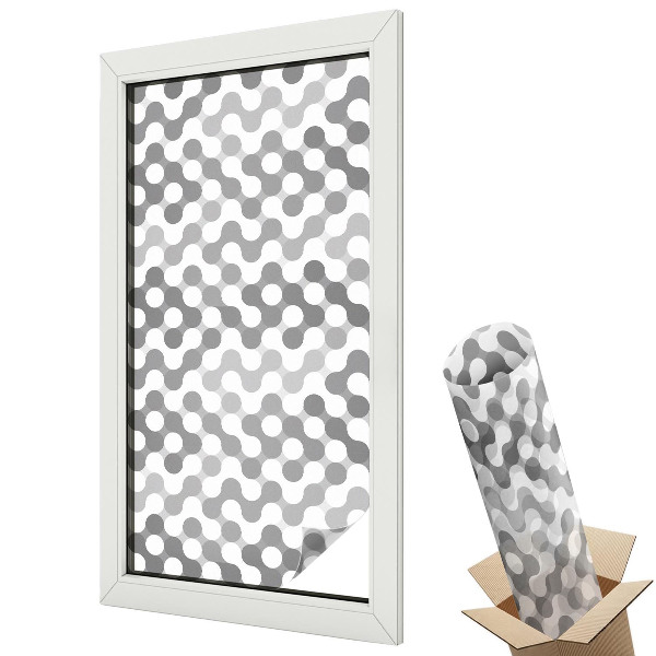 Dekoracyjna folia okienna Geometria fal