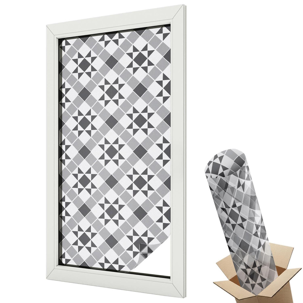 Dekoracyjna folia okienna Geometryczne wzory