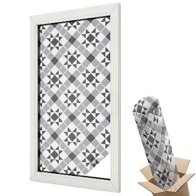 Dekoracyjna folia okienna Geometryczne wzory