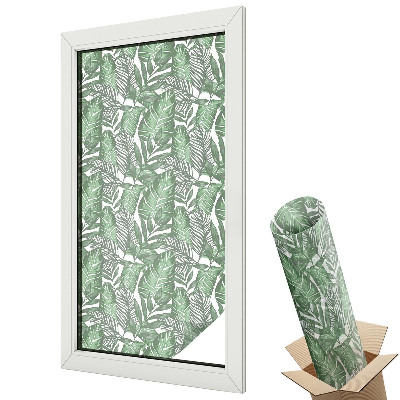 Dekoracyjna folia okienna Zielona harmonia