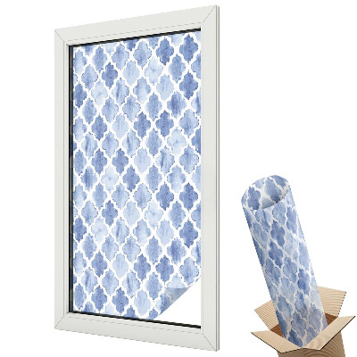 Witraż naklejka na okno Akwarelowa elegancja