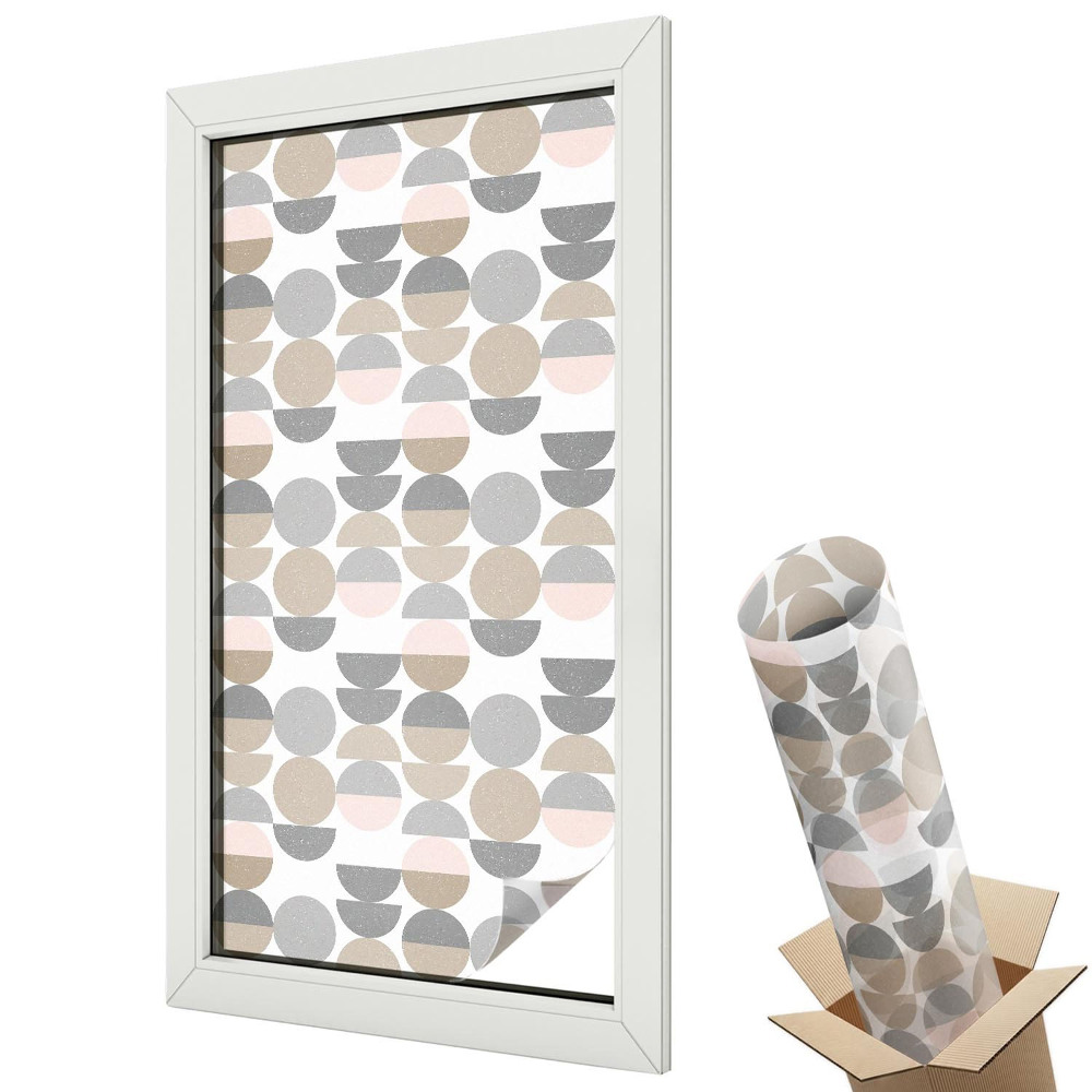 Dekoracyjna folia okienna Geometryczne wzory