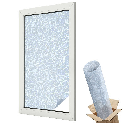 Mleczna folia na okno witraż Pliśnia malowane