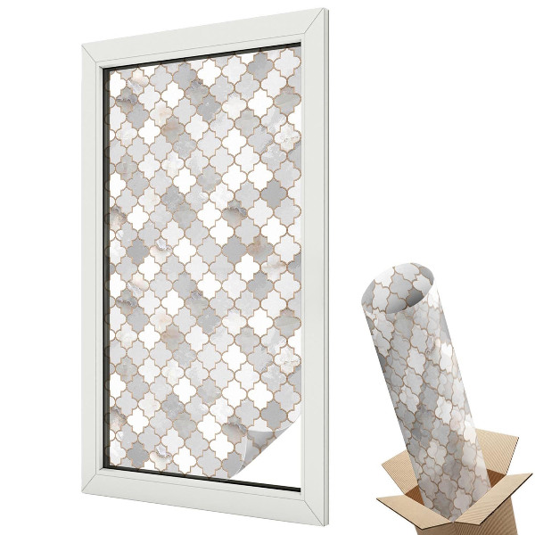 Dekoracyjna folia okienna Geometryczna mozaika