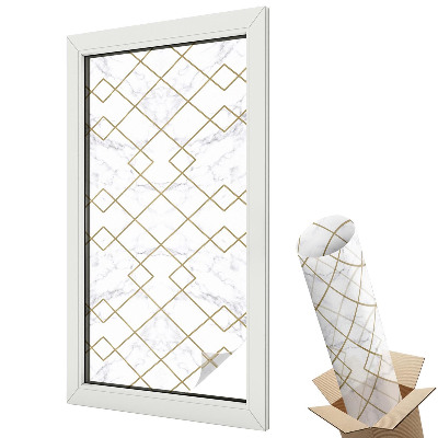 Dekoracyjna folia okienna Geometryczne linie