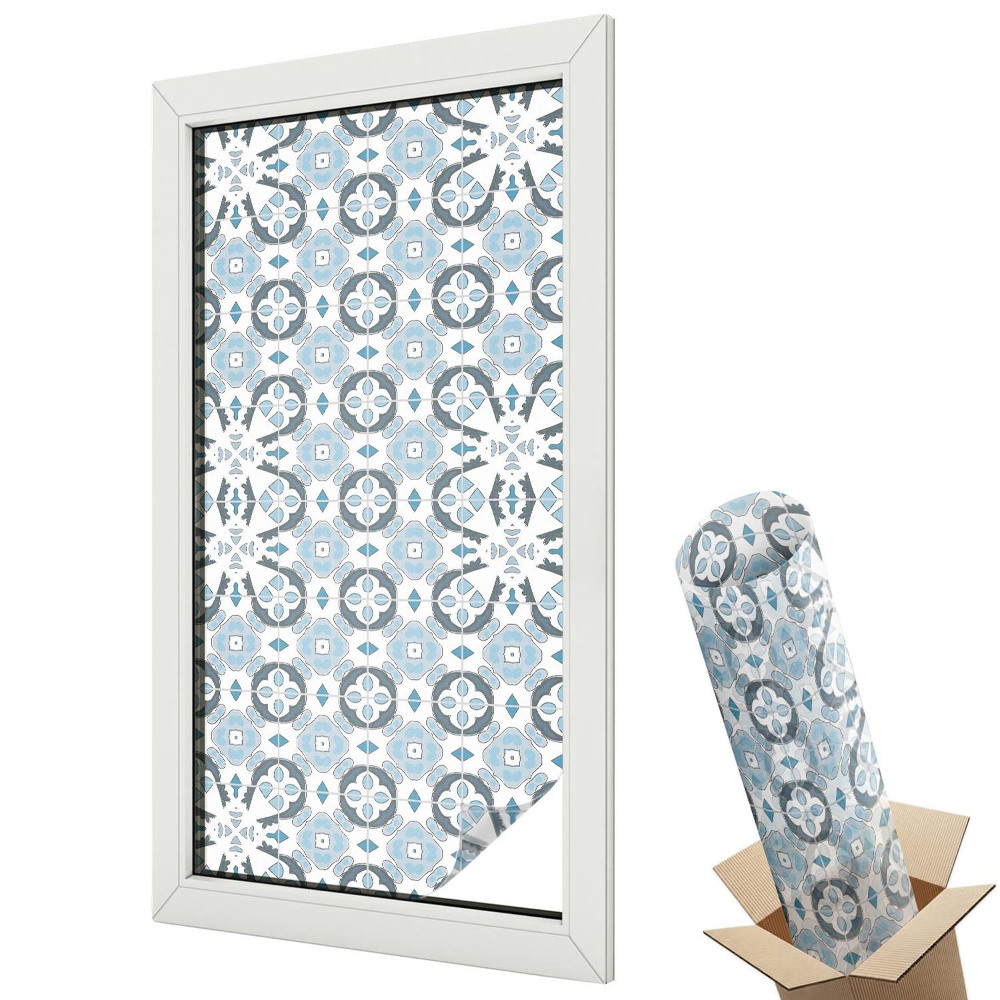 Dekoracyjna folia okienna Geometryczne wzory