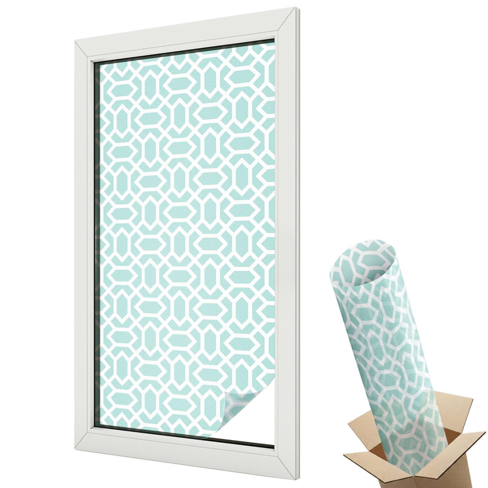 Witraż naklejka na okno Geometryczne wzory