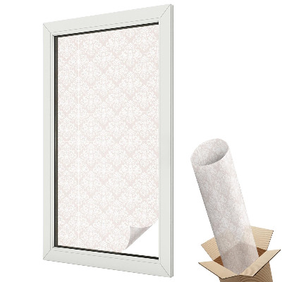 Witraż naklejka na okno Ornament roślinny