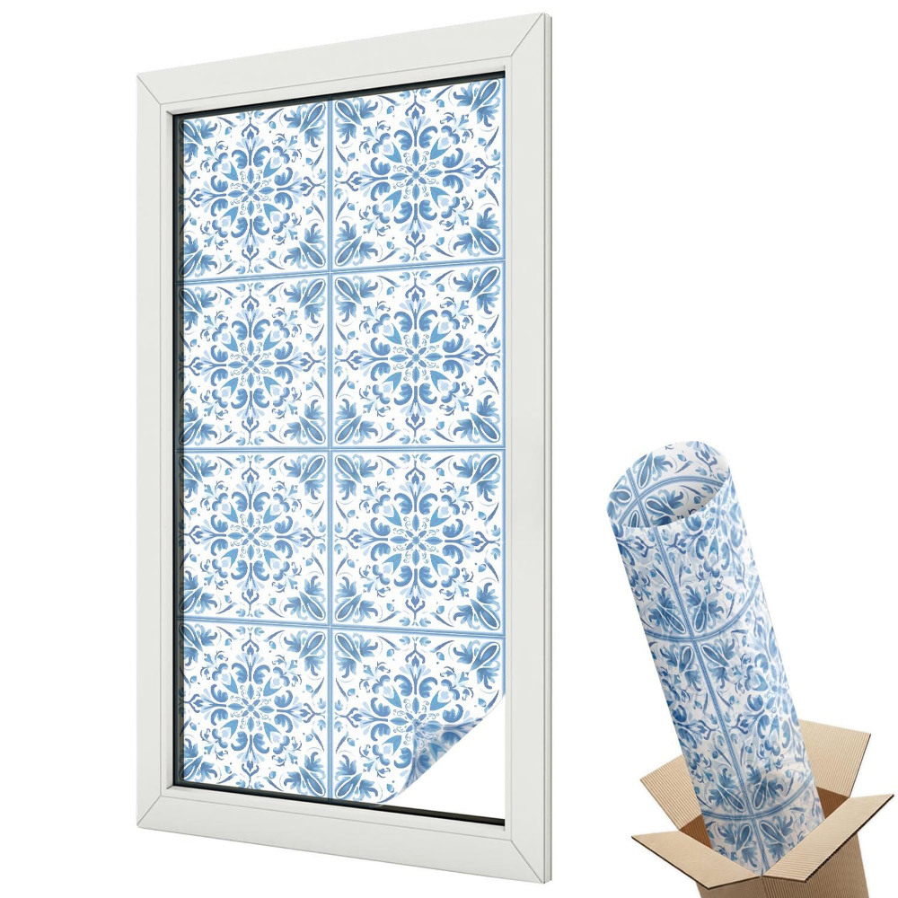 Dekoracyjna folia okienna Florystyczne ornamenty