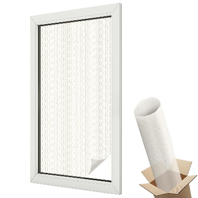 Mleczna folia na okno witraż Delikatny łuk