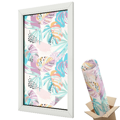 Dekoracyjna folia okienna Abstrakcyjna dżungla