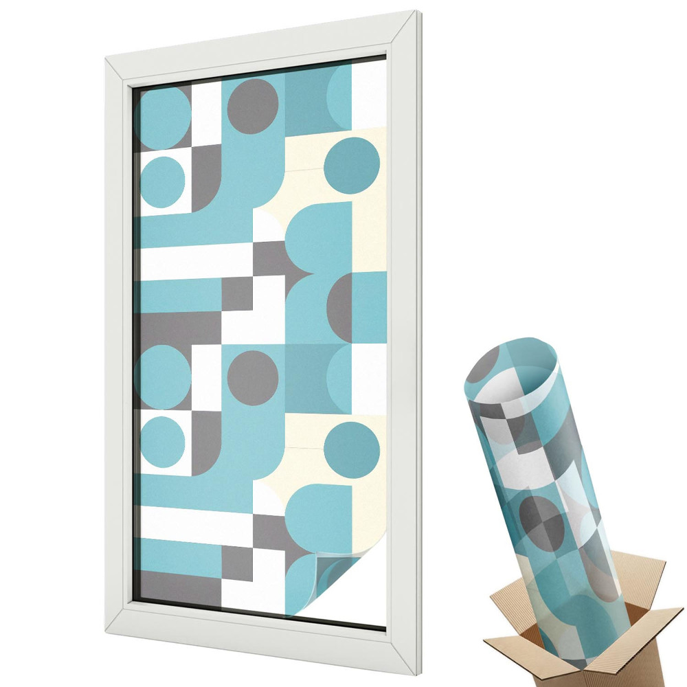 Dekoracyjna folia okienna Geometryczne wzory