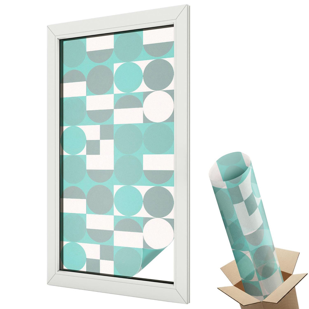 Dekoracyjna folia okienna Geometryczne kształty