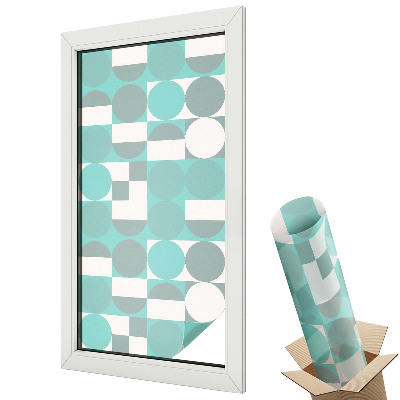 Dekoracyjna folia okienna Geometryczne kształty