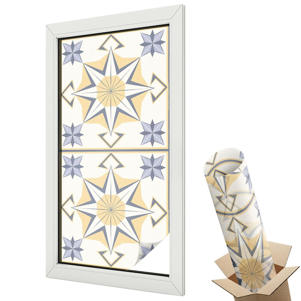 Dekoracyjna folia okienna Gwiazdy geometryczne