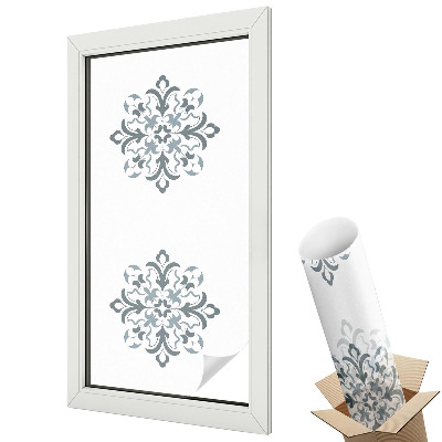 Witraż naklejka na okno Klasyczny ornament