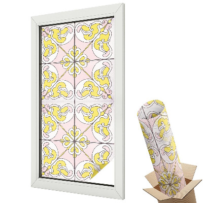 Dekoracyjna folia okienna Abstrakcyjne kwiaty