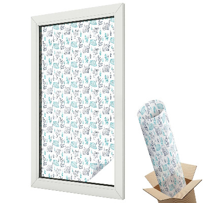 Dekoracyjna folia okienna Morska harmonia