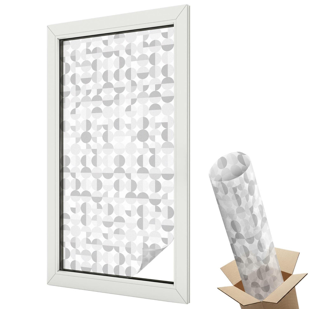 Witraż naklejka na okno Geometryczne wzory