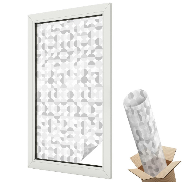 Witraż naklejka na okno Geometryczne wzory