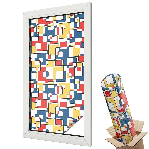 Dekoracyjna folia okienna Geometryczne kształty