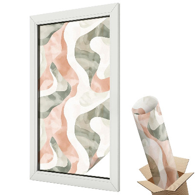 Dekoracyjna folia okienna Kolorowe fale