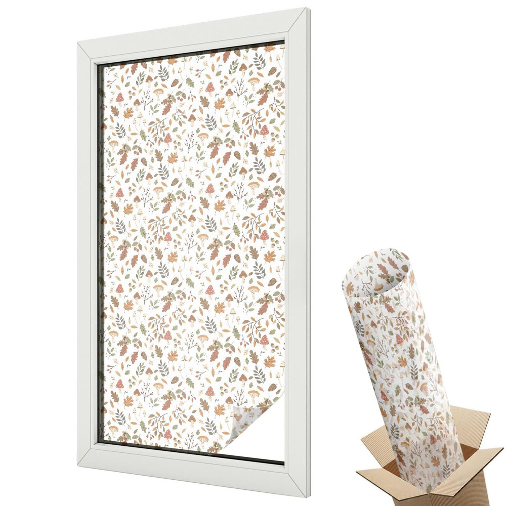 Dekoracyjna folia okienna Jesienne wzory