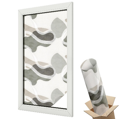 Witraż naklejka na okno Organiczny wzór