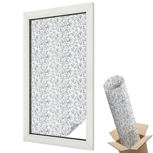 Dekoracyjna folia okienna Kwiatowy wzór