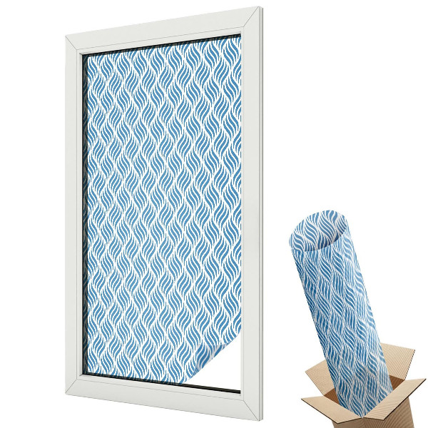 Dekoracyjna folia okienna Niebieskie fale