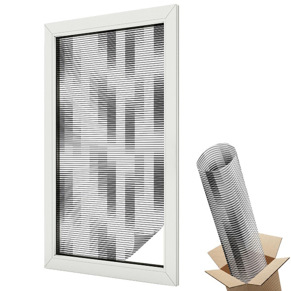 Witraż naklejka na okno Graficzna siatka