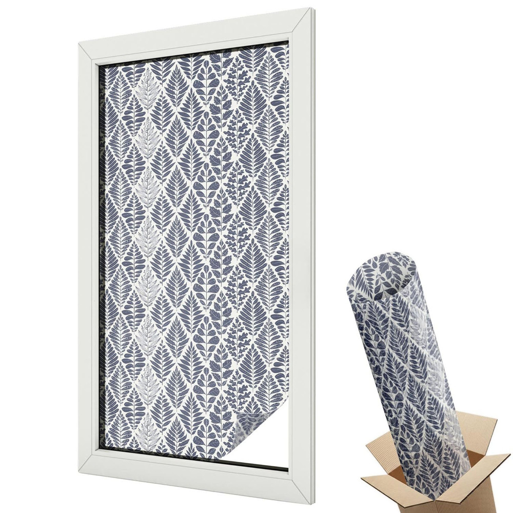 Dekoracyjna folia okienna Liście wzorzyste