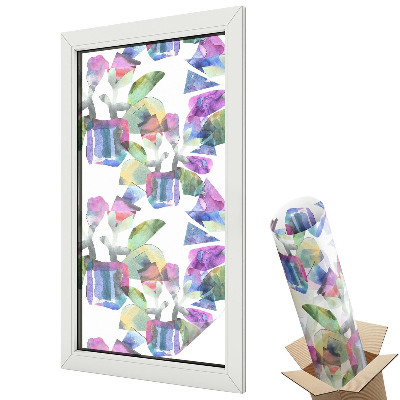 Dekoracyjna folia okienna Kolorowa abstrakcja