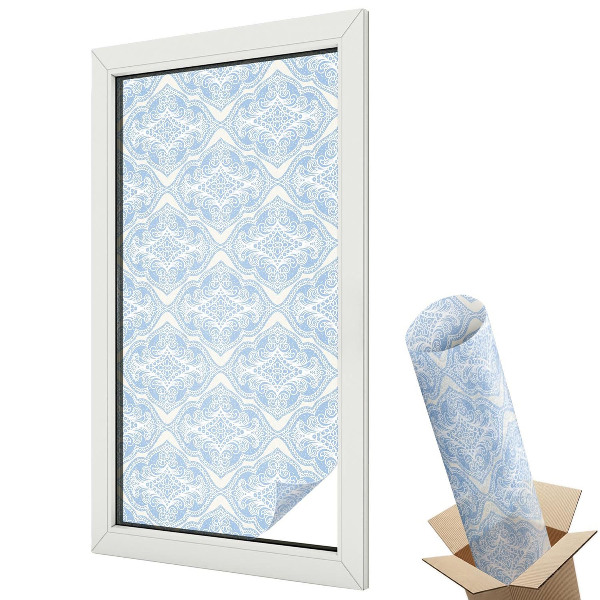 Dekoracyjna folia okienna Kwiatowy ornament