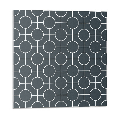 Kafelki samoprzylepne Geometryczny wzór kół i linii