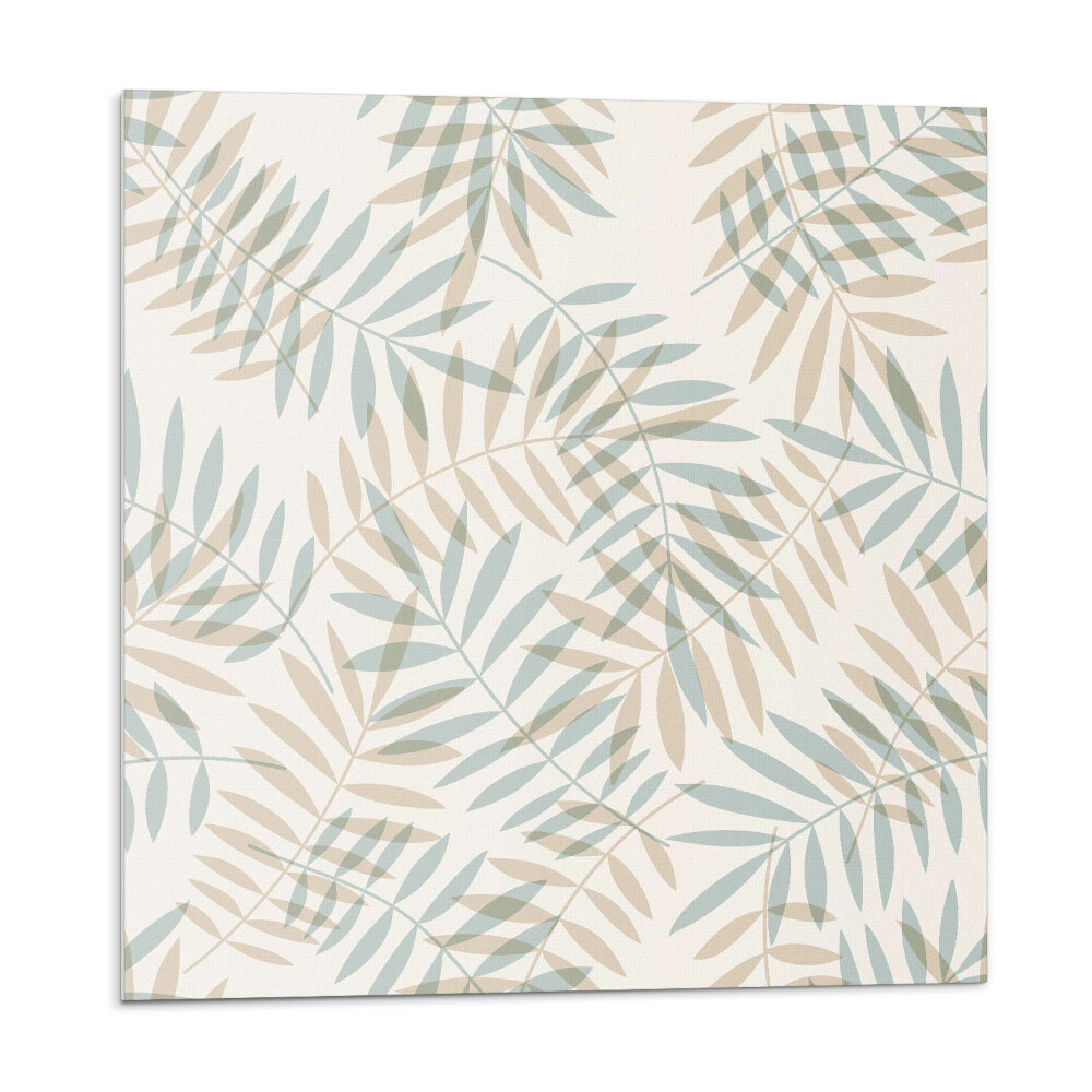 Samoprzylepne płytki Liście w delikatnym wzorze