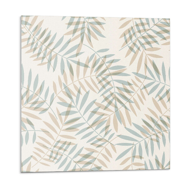 Samoprzylepne płytki Liście w delikatnym wzorze