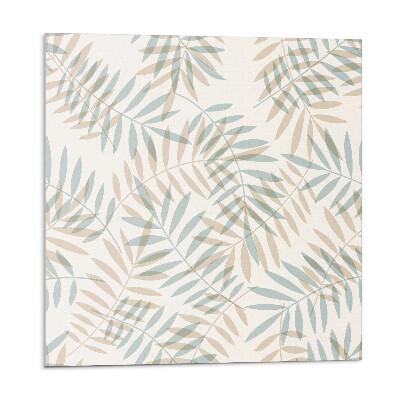 Samoprzylepne płytki Liście w delikatnym wzorze