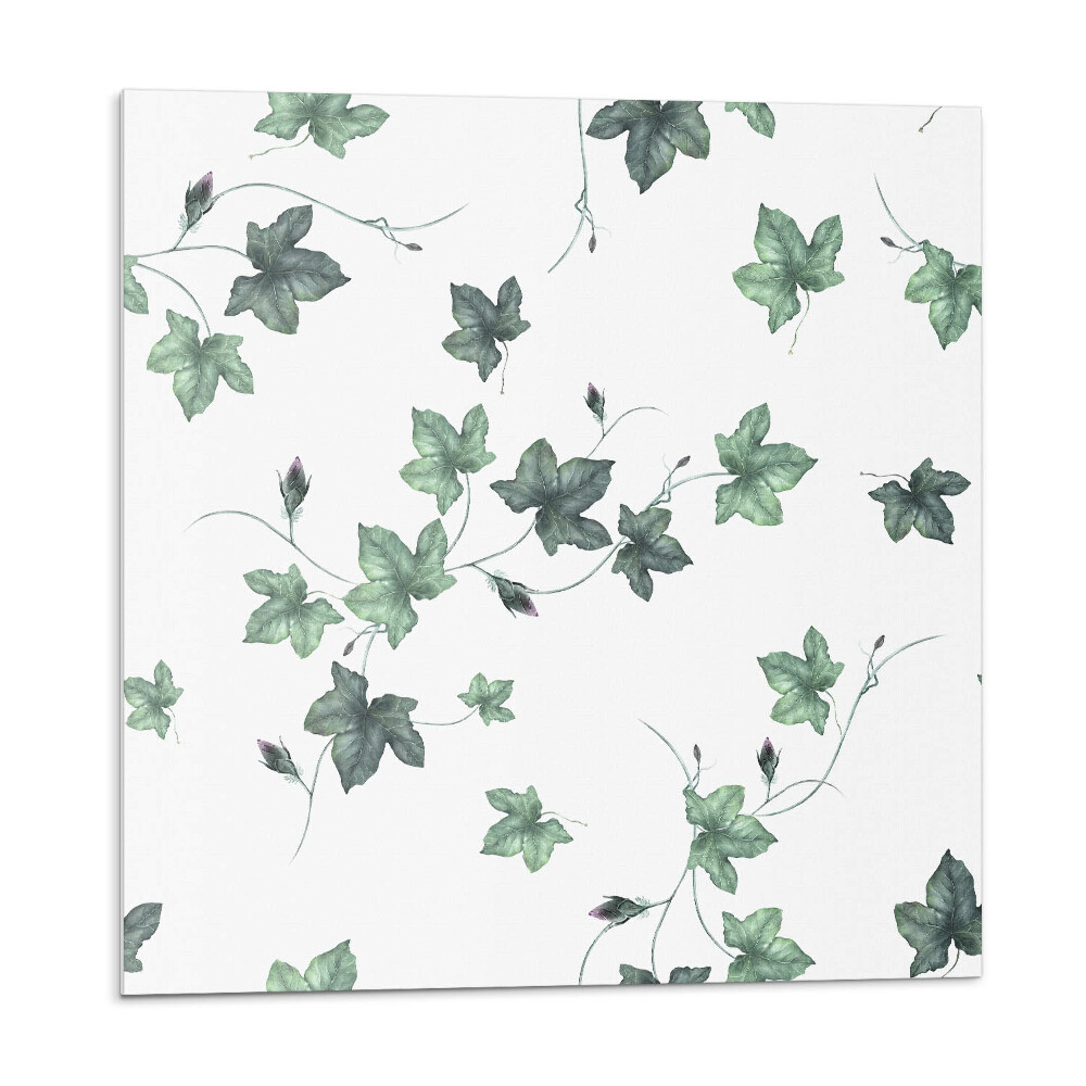 Samoprzylepne płytki Liście na jasnym tle