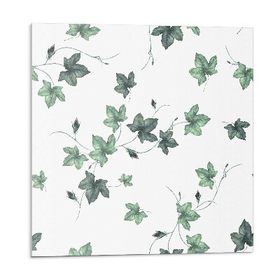 Samoprzylepne płytki Liście na jasnym tle