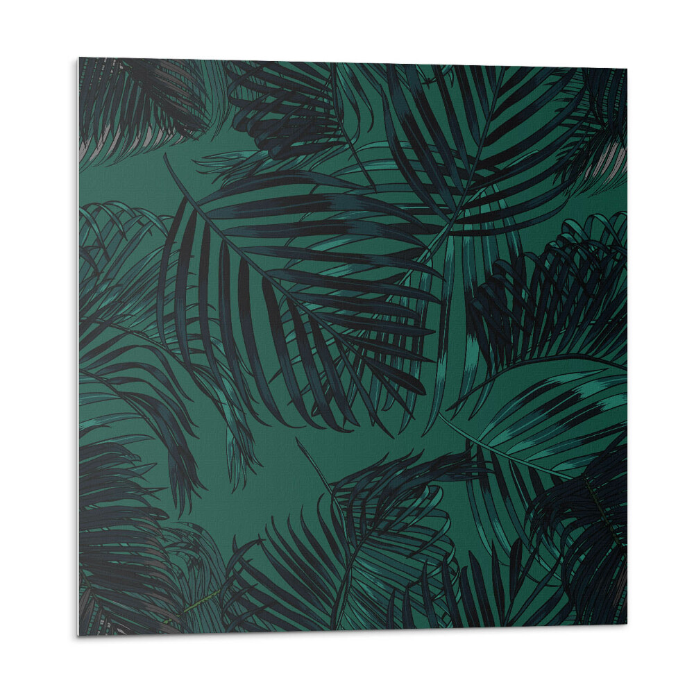 Samoprzylepne płytki Liście palmowe na tle