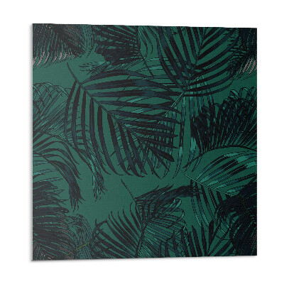 Samoprzylepne płytki Liście palmowe na tle