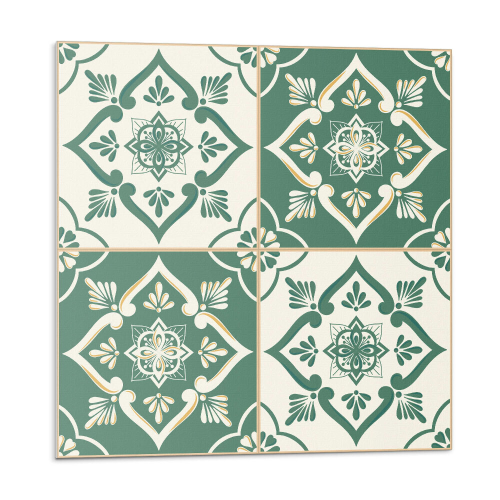 Kafelki samoprzylepne Wzory kwiatowe na płytkach