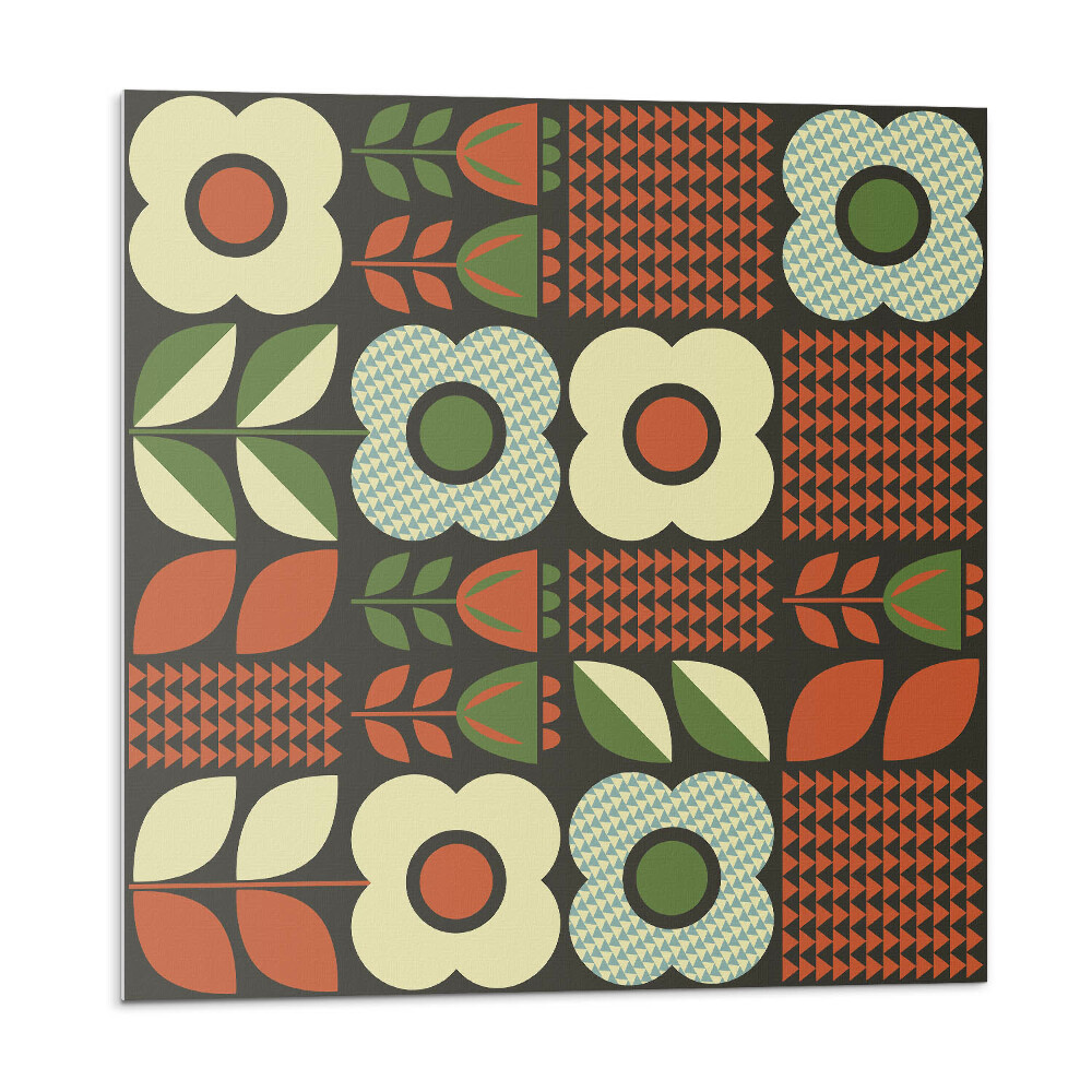 Płytki ścienne Kwiatowe wzory i figury